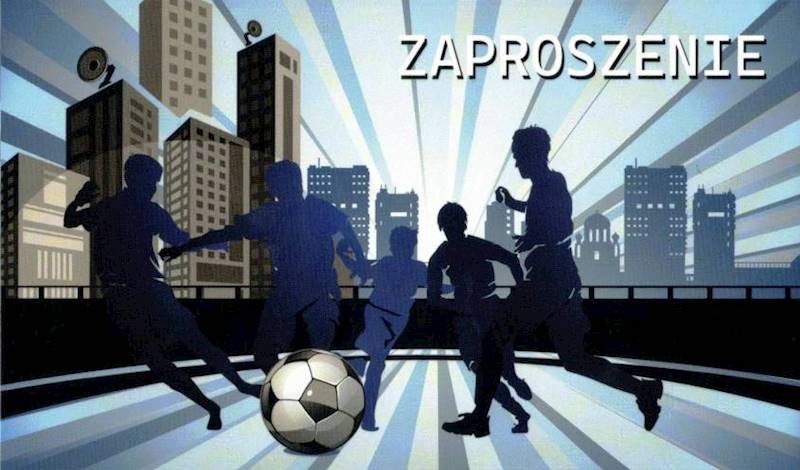 Zaproszenia POL-MAK Z_OGML_61208 Chłopcy z piłką