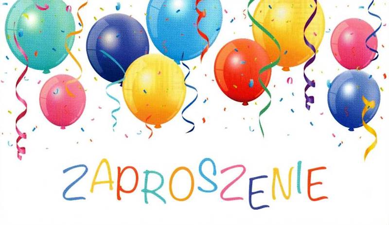 Zaproszenia POL-MAK Z_DZIE_61342 Kolorowe Balony