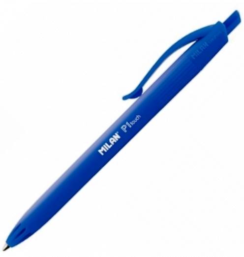 Długopis Milan P1 Rubber touch niebieski