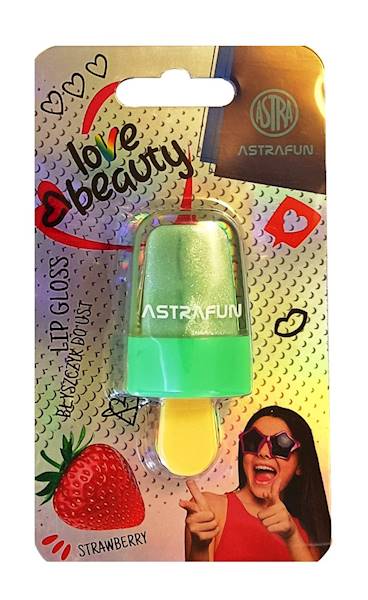 Błyszczyk do ust ASTRAFUN Ice Cream truskawka mors