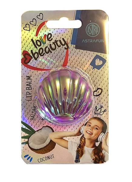 Balsam do ust ASTRAFUN Shell M kokos fioletowy