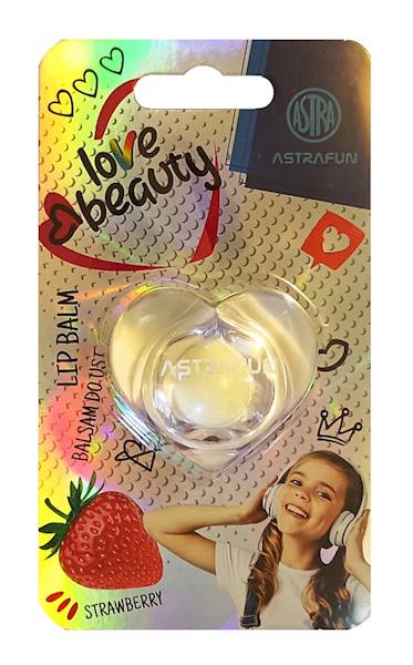 Balsam do ust ASTRAFUN Heart truskawka