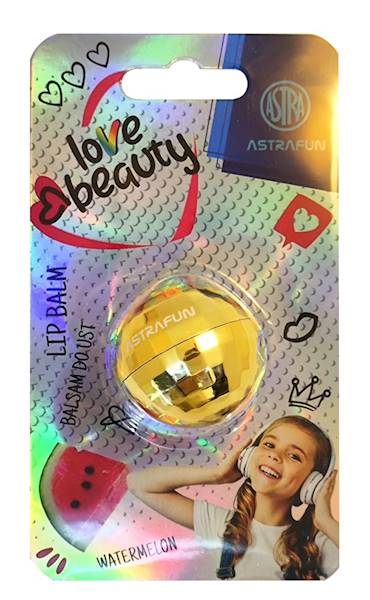 Balsam do ust ASTRAFUN Disco Ball arbuz złoty
