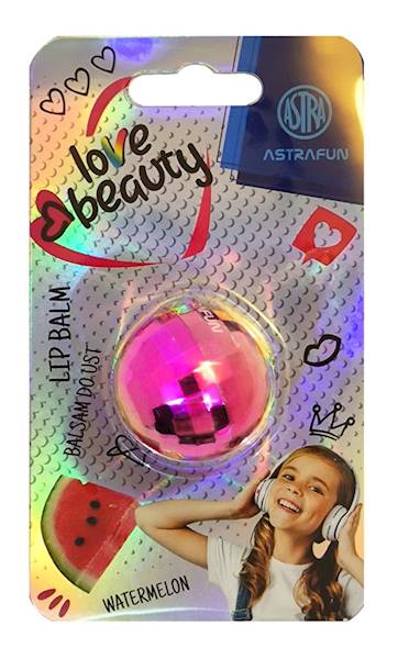 Balsam do ust ASTRAFUN Disco Ball arbuz różowa