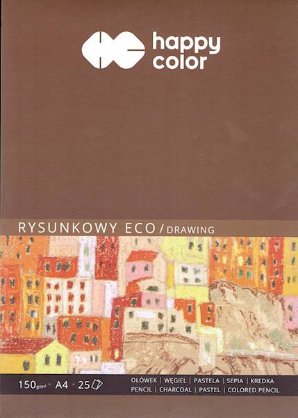 Blok rysunkowy ECO A4 brązowy GDD 25K 150g
