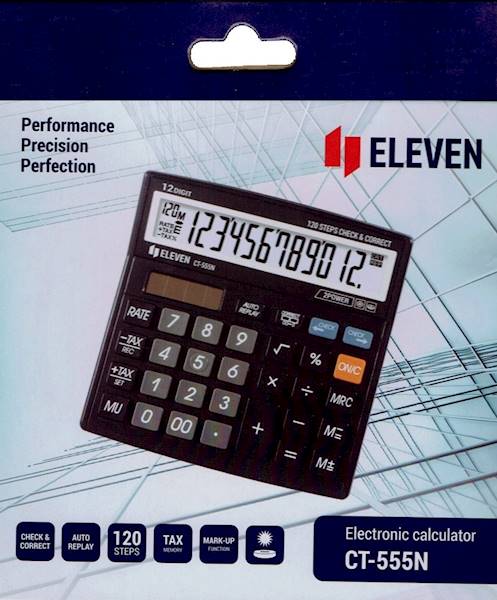 Kalkulator Eleven biurowy CT-555N 2 Power