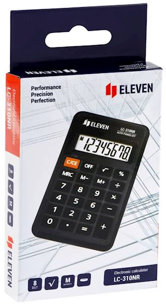 Kalkulator Eleven kieszonkowy LC-310NR czarny