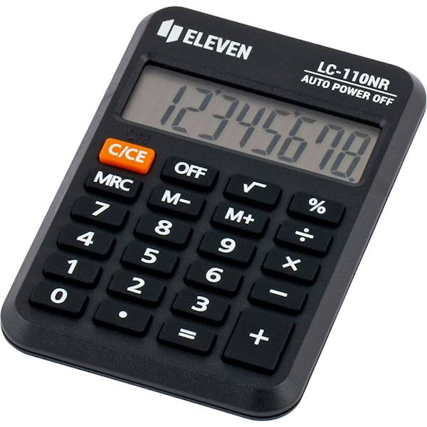 Kalkulator Eleven kieszonkowy LC-110NR czarny
