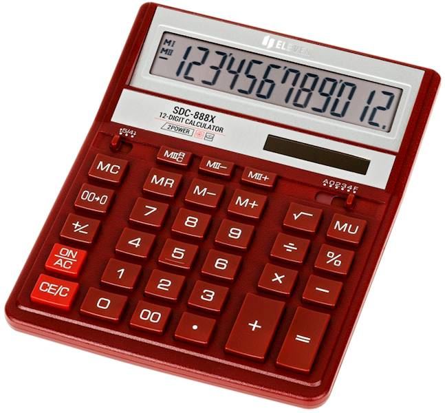 Kalkulator Eleven biurowy SDC-888X-RD