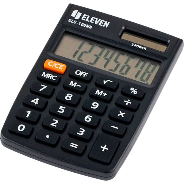 Kalkulator Eleven kieszonkowy SLD-100NR czarny