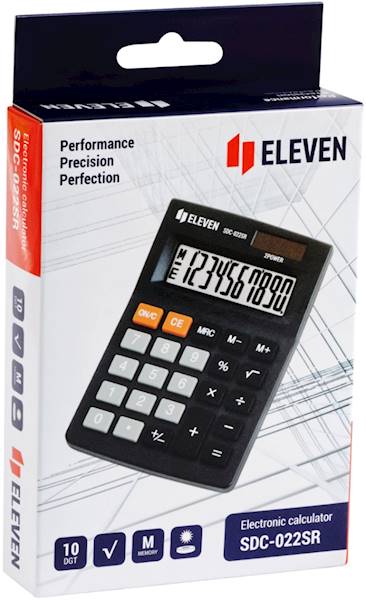 Kalkulator Eleven biurowy SDC-022SR 2 Power