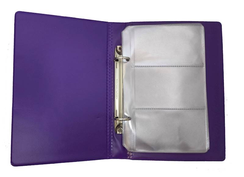 Wizytownik 120 PVC pastel fiolet Panta Plast