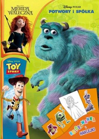 Kolorowanka i naklejki. Disney/Pixar Filmy Ameet