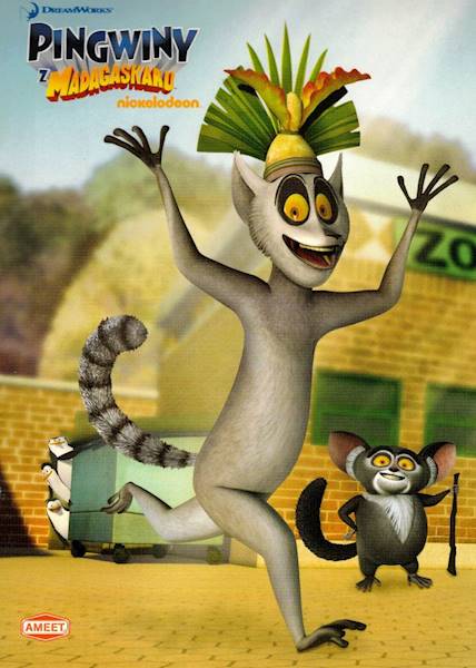 Kolorowanka - Pingwiny z Madagaskaru Ameet