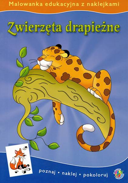 Malowanka edukacyjna Zwierzęta drapieżne
