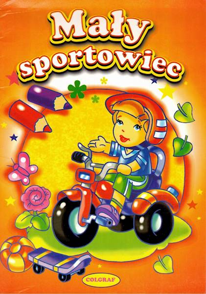 Kolorowanka Mały sportowiec Colgraf