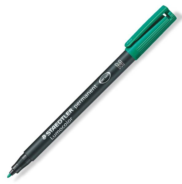 Foliopis STAEDTLER Lumicolor permanent M zielony