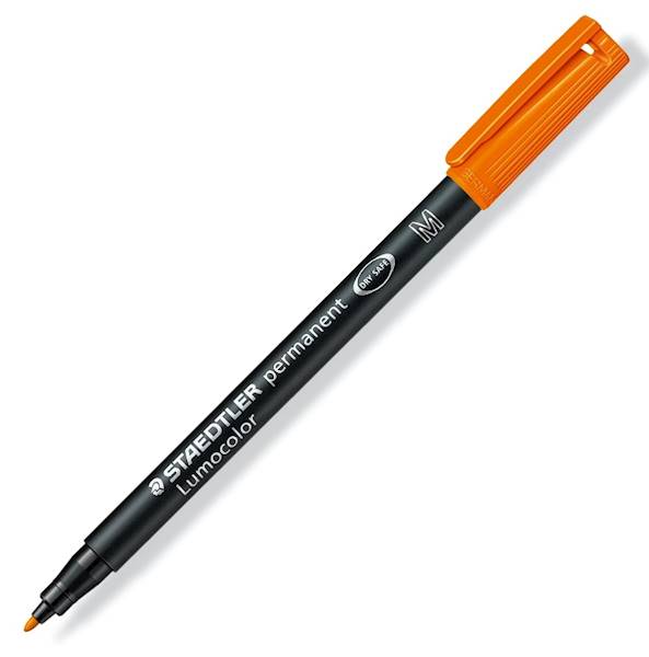 Foliopis STAEDTLER Lumicolor permanent M pomarańcz