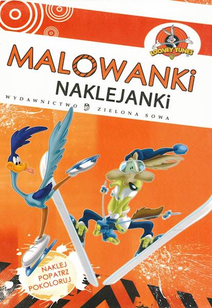 Malowanki Naklejanki Struś Pędziwiatr, Kojot