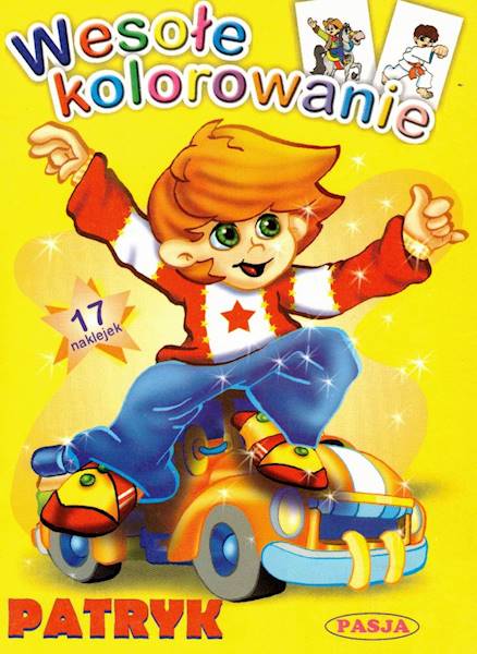 Wesołe kolorowanie Patryk Pasja