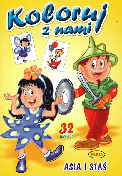 Koloruj z nami Asia i Staś Pasja