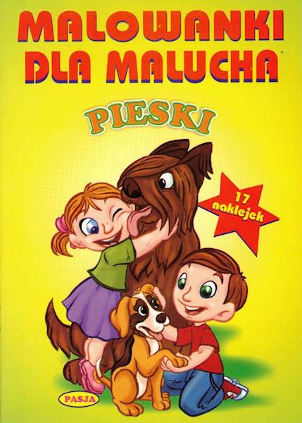 Malowanki dla malucha - Pieski Pasja