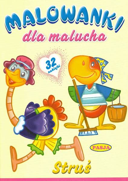 Malowanki dla malucha - Struś Pasja