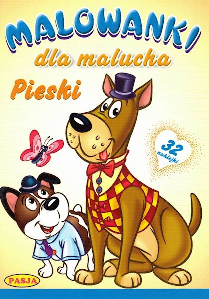 Malowanki dla malucha - Pieski Pasja