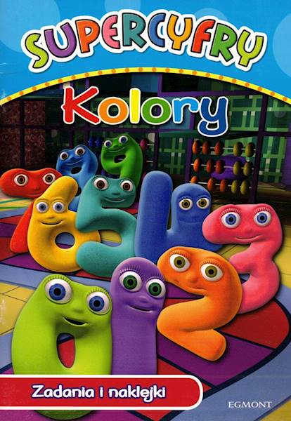 Supercyfry - Kolory Zadania i naklejki Egmont
