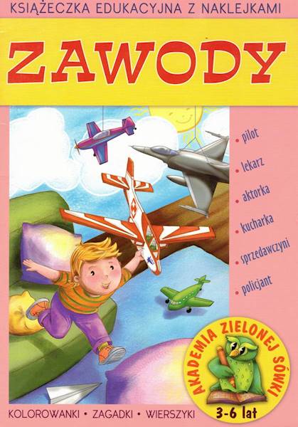 Książeczka edukacyjna Zawody Zielona Sowa