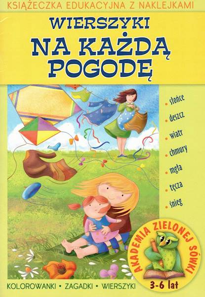 Książeczka edukacyjna Wierszyki na każdą pogodę ZS