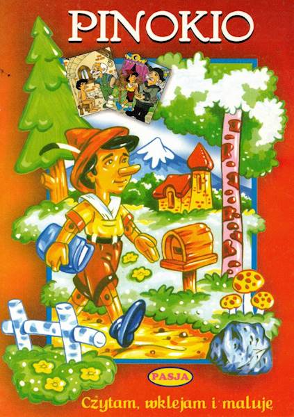 Czytam, wklejam, maluję - Pinokio Pasja