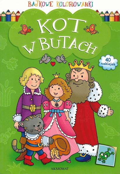 Bajkowe kolorowanki - Kot w butach Aksjomat