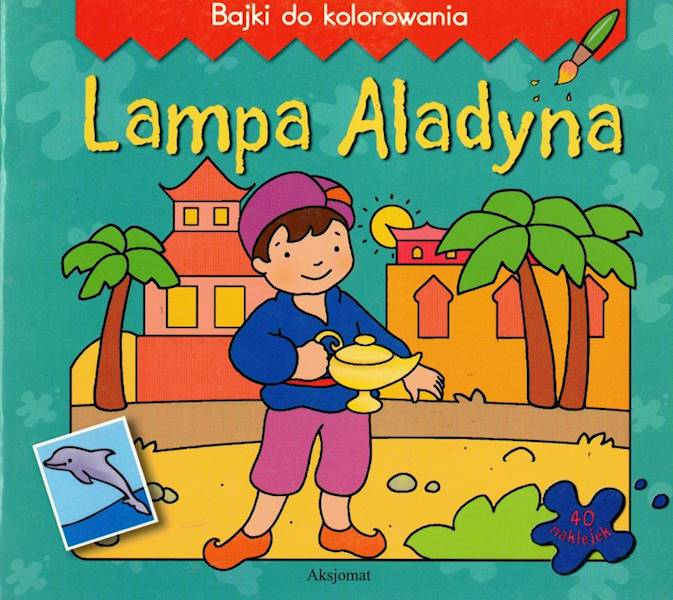 Bajki do kolorowania Lampa Aladyna Aksjomat