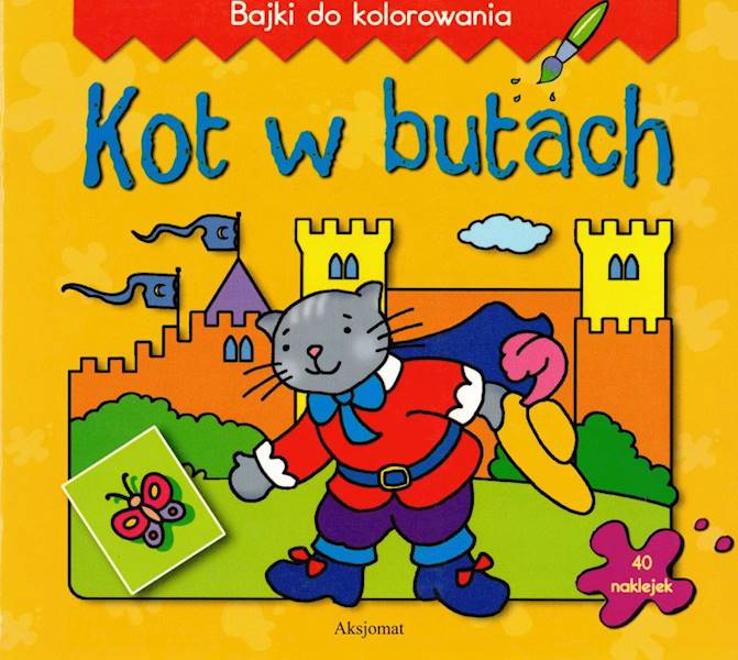 Bajki do kolorowania Kot w butach Aksjomat