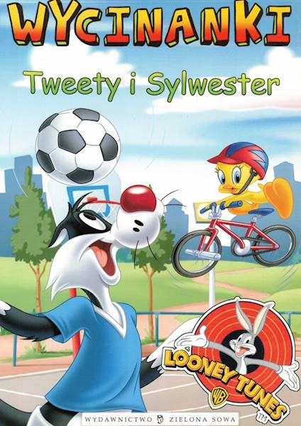 Wycinanki Tweety i Sylwester Zielona Sowa
