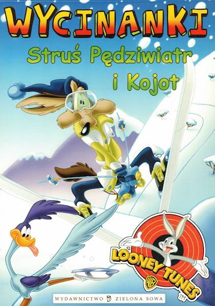 Wycinanki Struś Pędziwiatr i Kojot Zielona Sowa