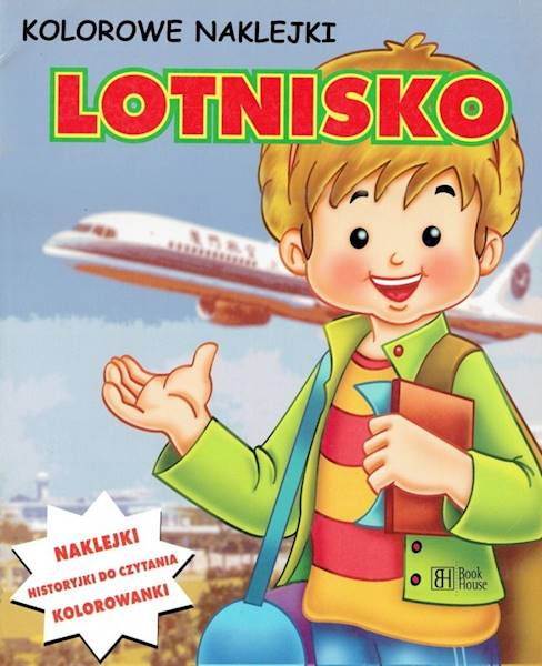 Kolorowe naklejki Lotnisko Book House