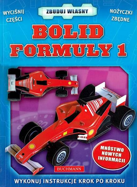 Wypychanka Zbuduj własny - Bolid formuły 1