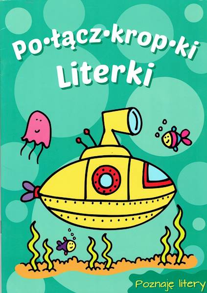 Połącz kropki - Literki Łódź podwodna SMART BOOKS
