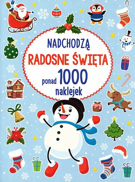 Nadchodzą radosne Święta ponad 1000 naklejek