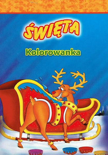 Zestaw zadań do kolorowania Mikołaj, Bałwanek, Świ