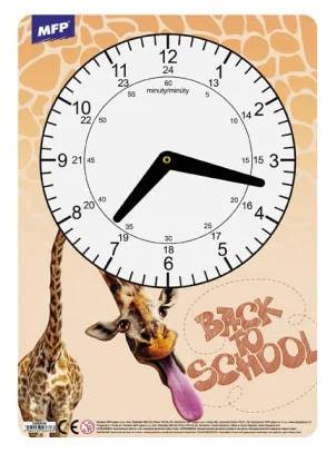 Zegar dziecięcy MFP Back to school Żyrafa