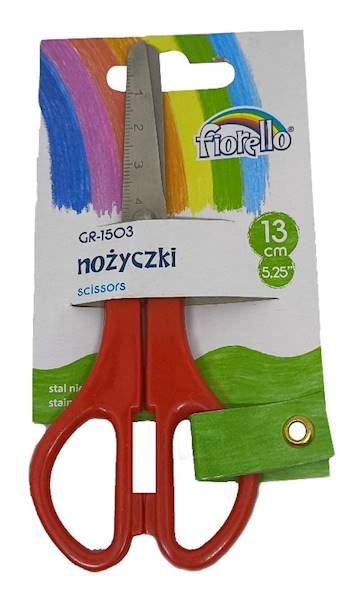 Nożyczki szkolne Grand Fiorello 13cm czerwony