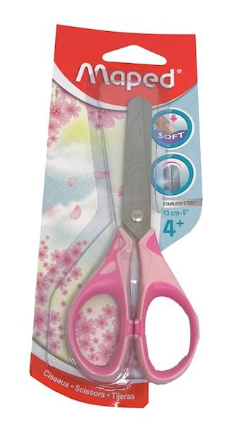 Nożyczki Maped Essentials pastel soft 13cm róż