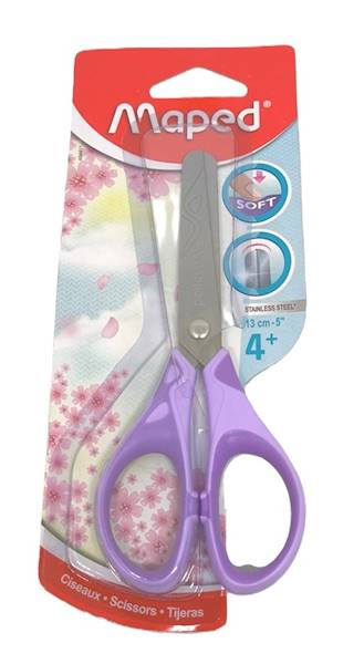 Nożyczki Maped Essentials pastel soft 13cm fiolet