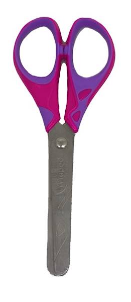 Nożyczki Maped Essentials soft szkolne 13cm róż-fi