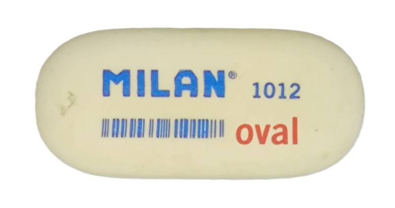 Gumka Milan syntetyczna owalna 1012