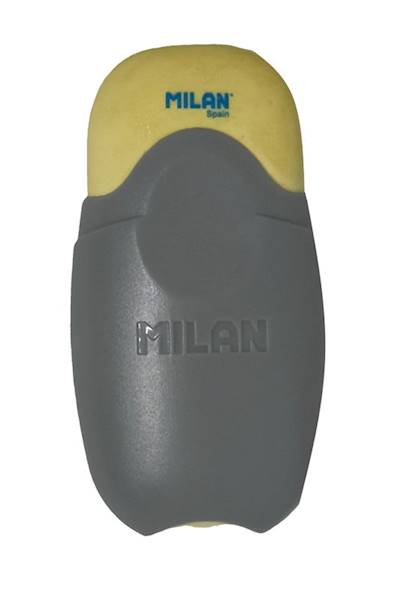Gumka MILAN School 1012 z osłonką z Touch szary