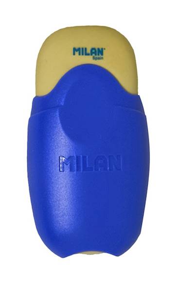 Gumka MILAN School 1012 z osłonką z Touch niebiesk